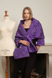 Palmina brocade shawl