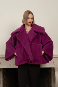 Vertigo fluffy wool jacket