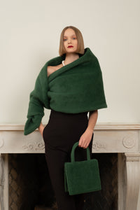 Irene fluffy wool bag