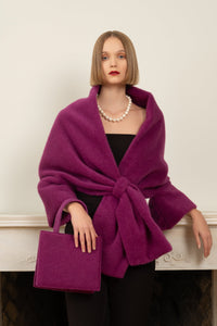 Palmina fluffy wool shawl CHRISTMAS GIFT
