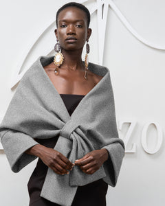 Palmina wool shawl/jacket FW22