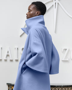 Diana light blue manteau