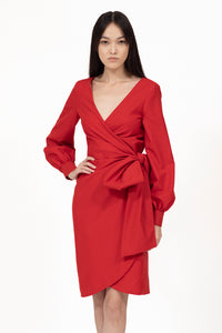 Myrto red dress
