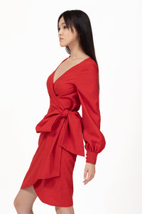 Myrto red dress
